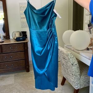 MIDI silk dress